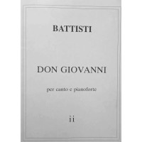 Lucio Battisti - Don Giovanni - SPARTITO